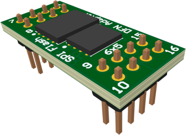 SPI Flash and DFN adapter board