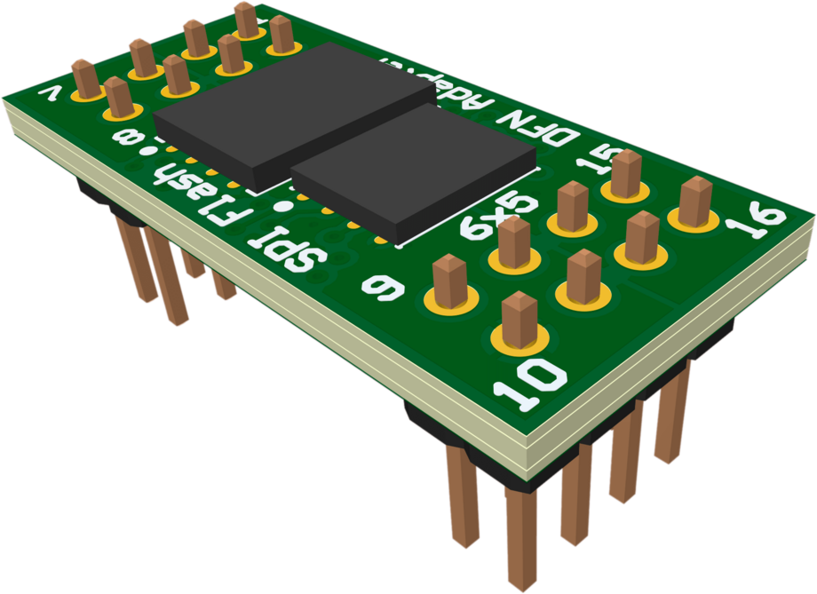 SPI Flash and DFN adapter board