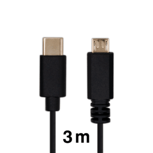 3m Micro USB to USB-C cable